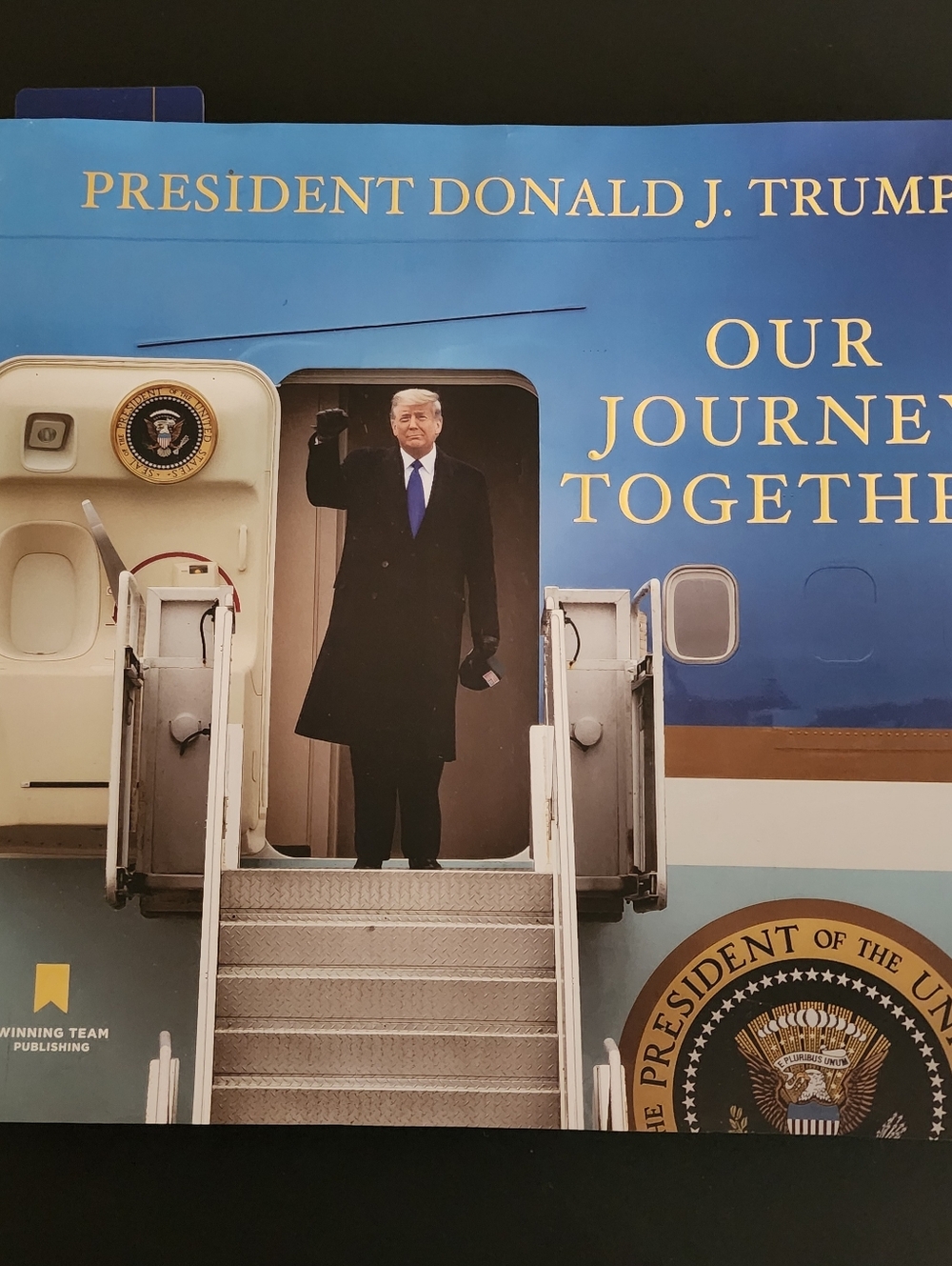 Like New With Tag On Back, Trump Book, Our Journey Together, Coffee Table Style